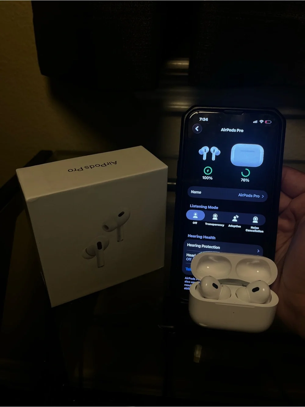 Apple AirPods Pro Wireless Earbuds in White with Charging Case